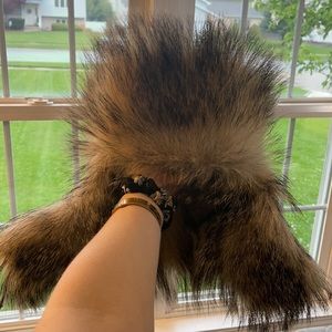 Geniune Russian Wolf Fur USHANKA Trapper Hat